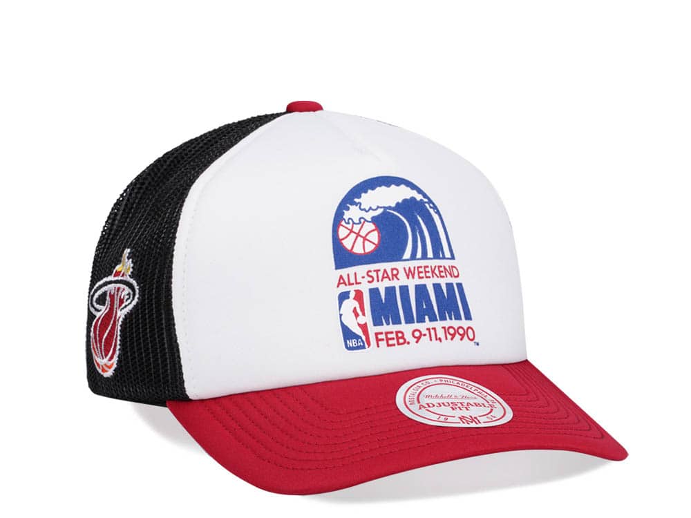 Mitchell & Ness Miami Heat All Star 1990 Party Time Trucker Snapback Gorra