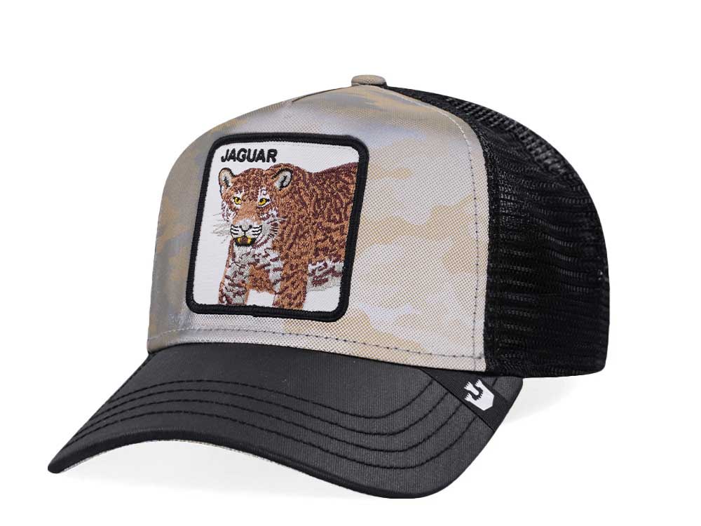 Goorin Bros Jaguar Prideboss Gray Camouflage Trucker Snapback Gorra