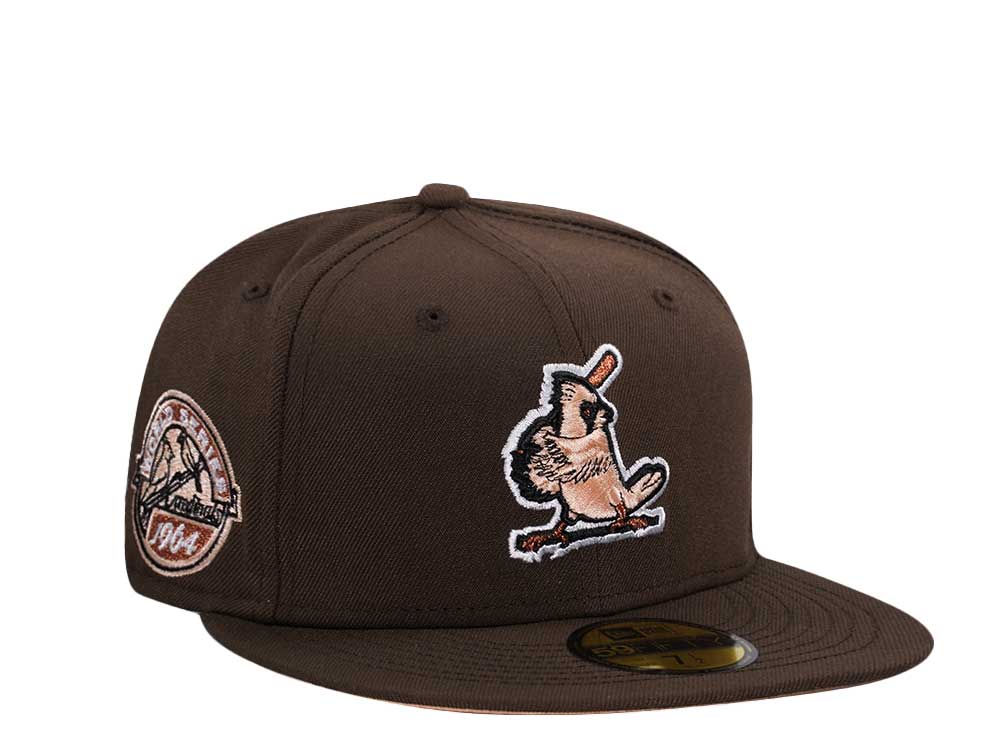 New Era St. Louis Cardinals World Series 1964 Walnut Peach Copper Edition 59Fifty Fitted Gorra