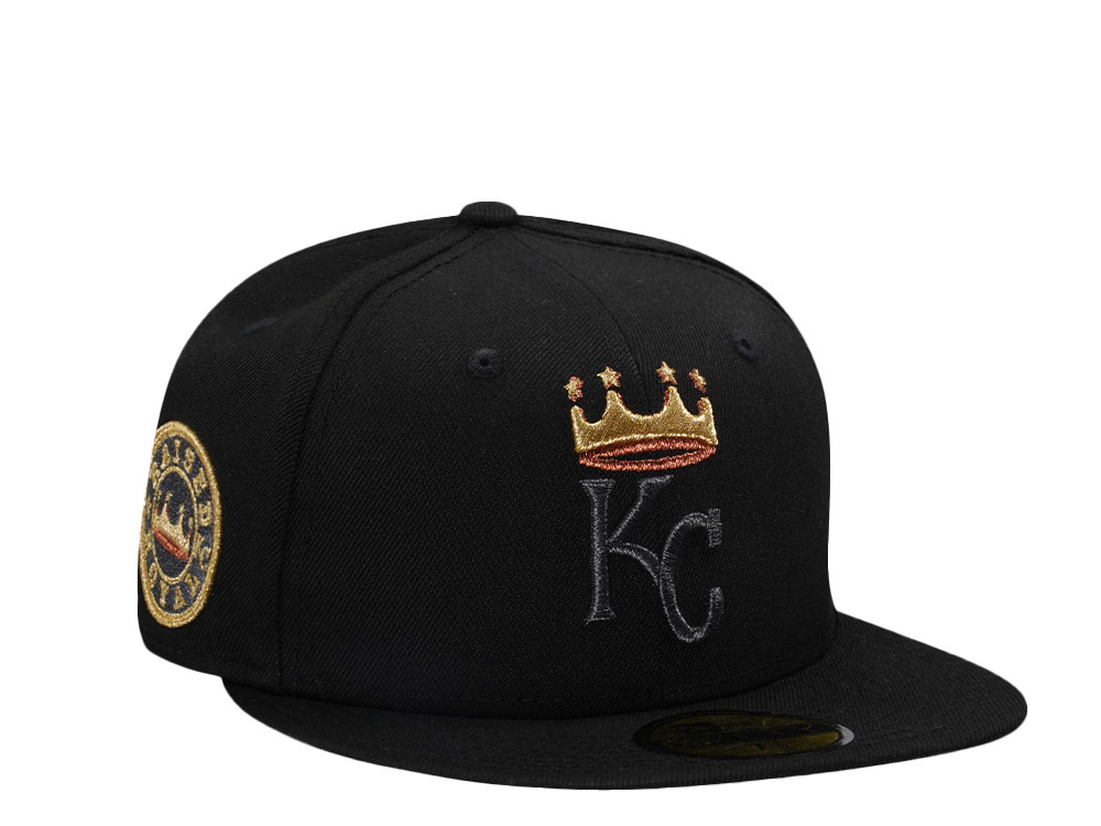 New Era Kansas City Royals Blackout Gold Edition 59Fifty Fitted Gorra