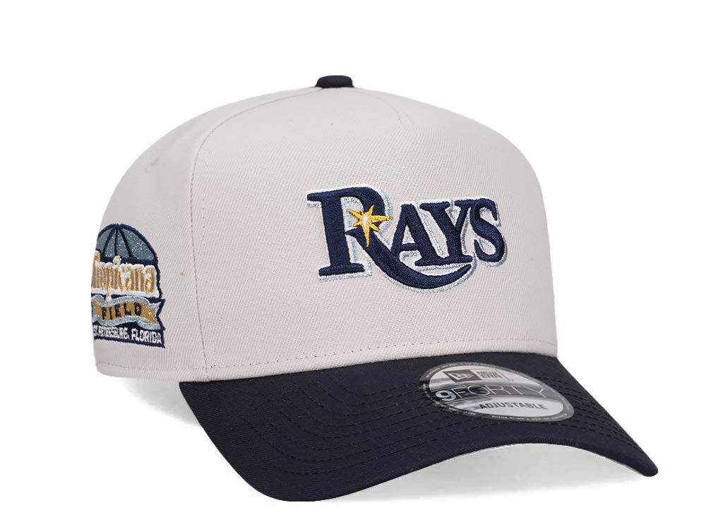 New Era Tampa Bay Rays Tropicana Field Chrome Two Tone Edition 9Forty A Frame Snapback Gorra