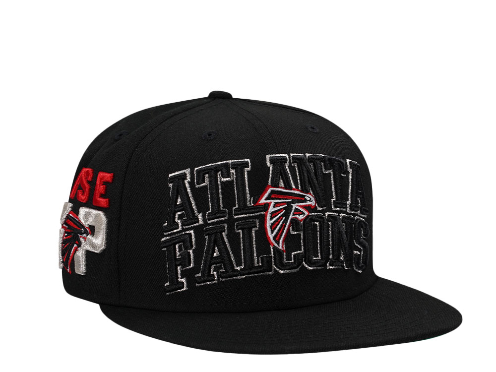 New Era Atlanta Falcons Black Script Prime Edition 59Fifty Fitted Gorra