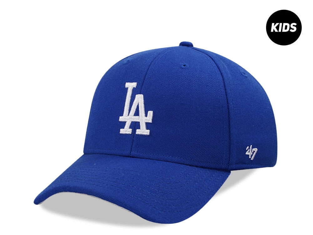 47Brand Los Angeles Dodgers Blue MVP Kids Strapback Gorra