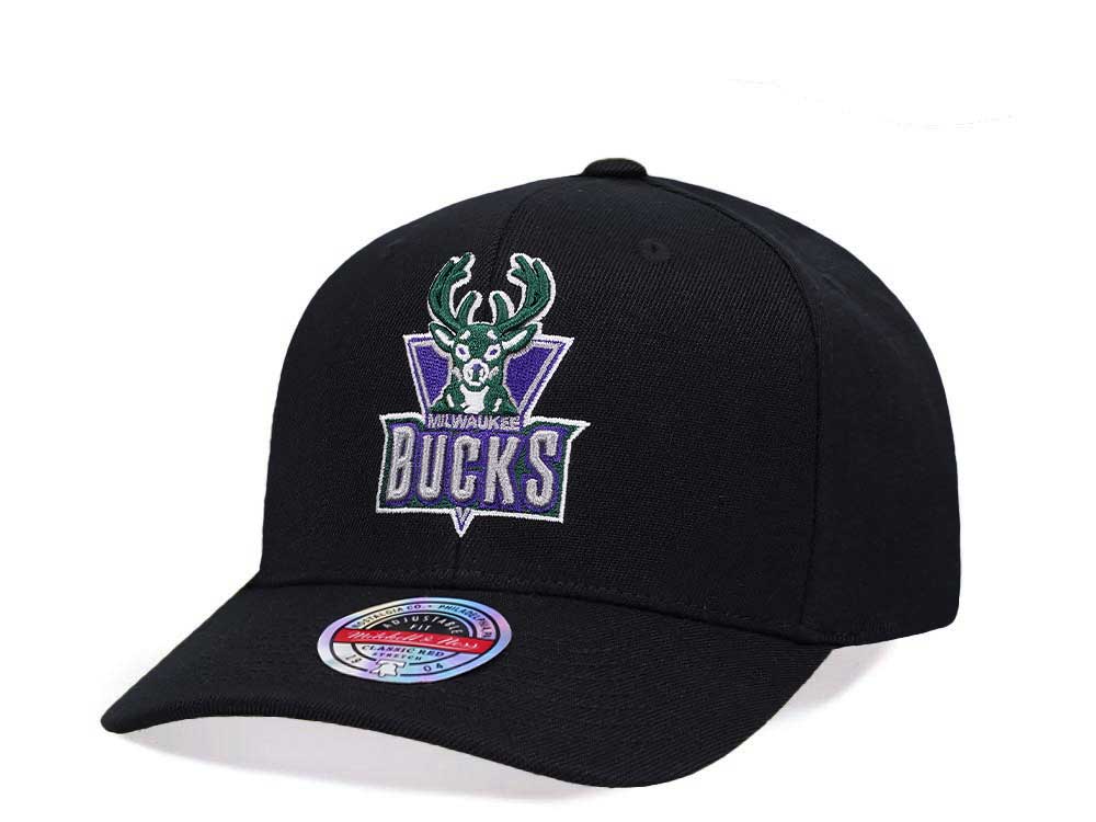 Mitchell & Ness Milwaukee Bucks Hardwood Classic Red Flex Update Snapback Gorra