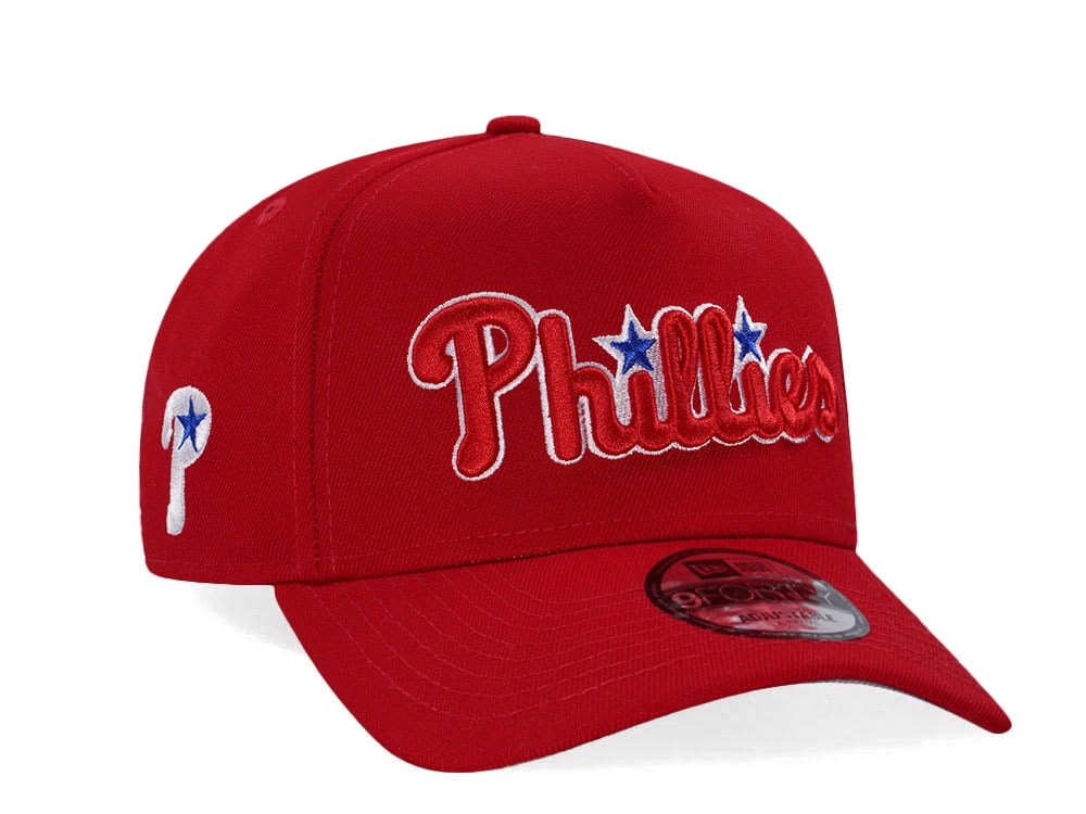 New Era Philadelphia Phillies Scarlet Red Classic Edition 9Forty Snapback Gorra