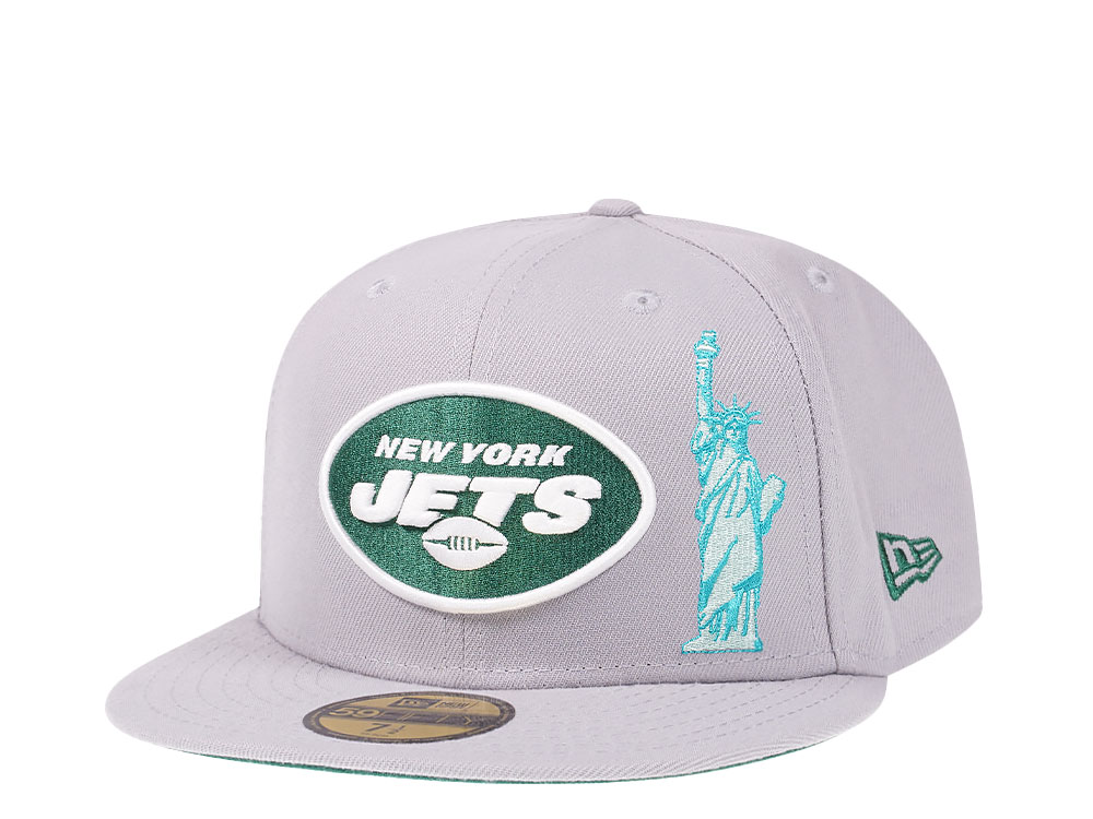 New Era New York Jets City Icons Grey Edition 59Fifty Fitted Gorra