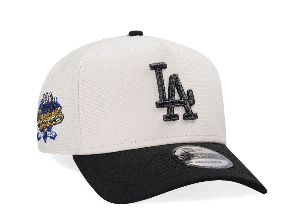 New Era Los Angeles Dodgers 100 Anniversary Chrome Two Tone Edition A Frame Snapback Gorra