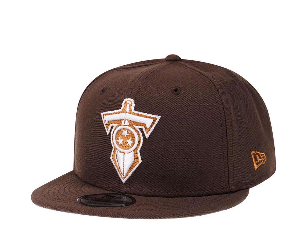 New Era Tennessee Titans Brown Caramel Edition 9Fifty Snapback Gorra