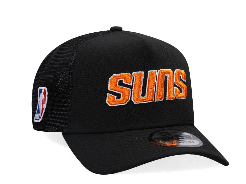 New Era Phoenix Suns Black Classic Edition Trucker A Frame Snapback Gorra