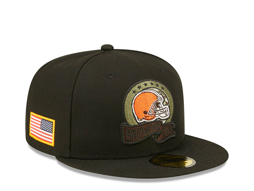 New Era Cleveland Browns Salute to Service 2022 Fitted 59Fifty Gorra