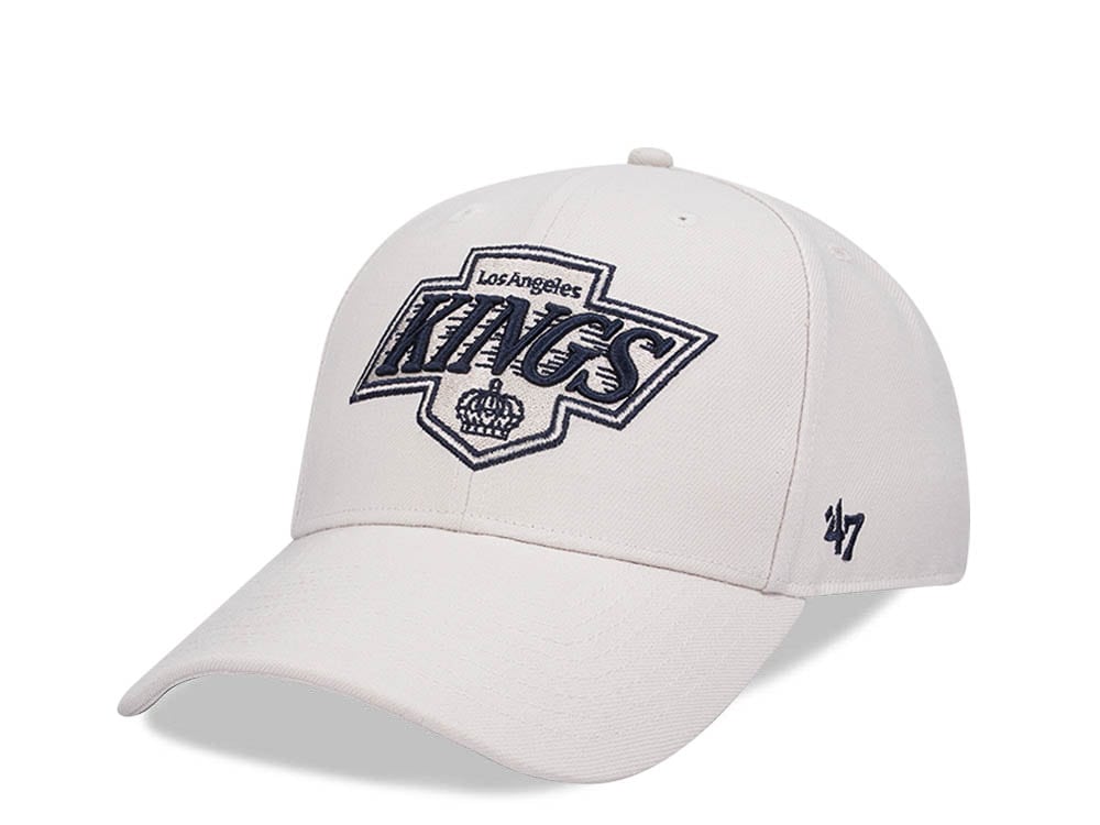 47Brand Los Angeles Kings Vintage Bone MVP Snapback Gorra