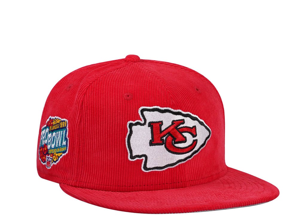 New Era Kansas City Chiefs Pro Bowl Hawaii 1999 Throwback Cord Edition 59Fifty Fitted Gorra