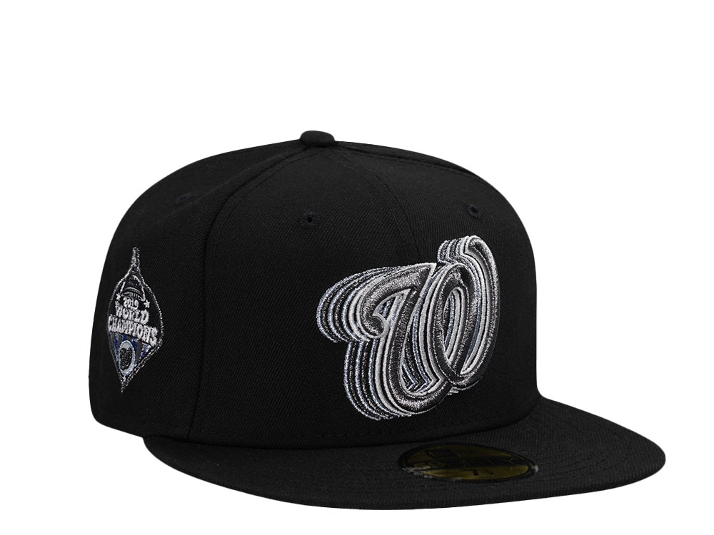 New Era Washington Nationals World Series Champs 2019 Cascading Metallic Edition 59Fifty Fitted Gorra