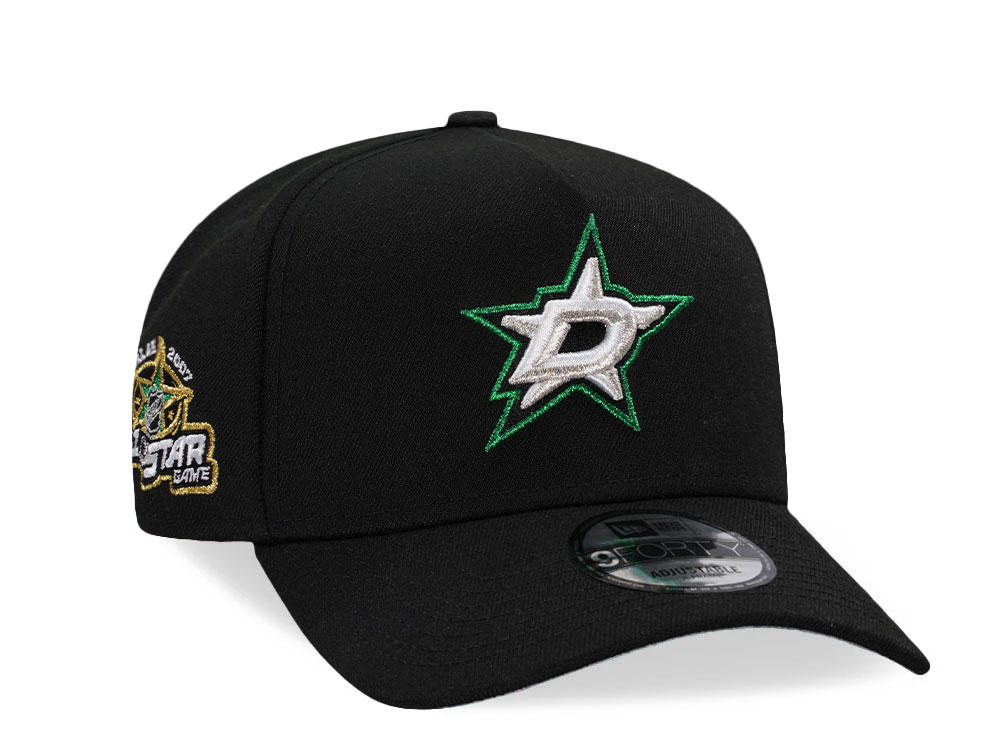 New Era Dallas Stars All Star Game 2007 Black Edition  9Forty A Frame Snapback Gorra