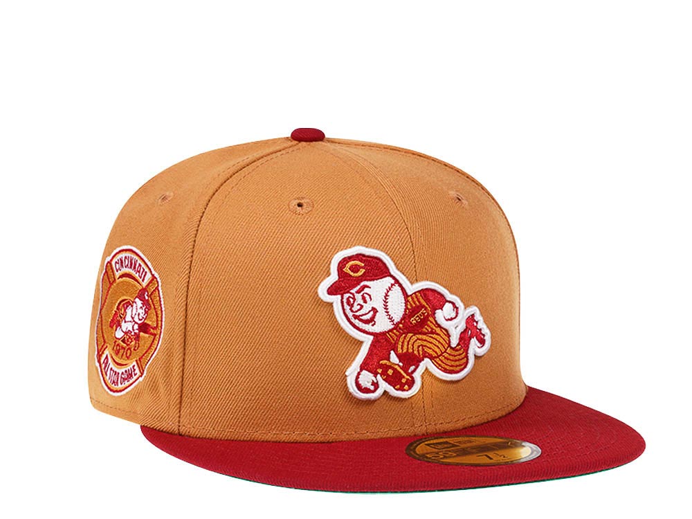 New Era Cincinnati Reds All Star Game 1970 Golden Era Edition 59Fifty Fitted Gorra