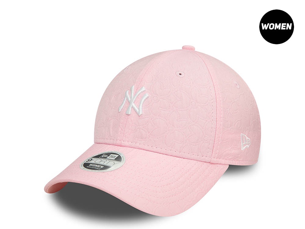 New Era New York Yankees Pink Jacquard Womens 9Forty Snapback Gorra