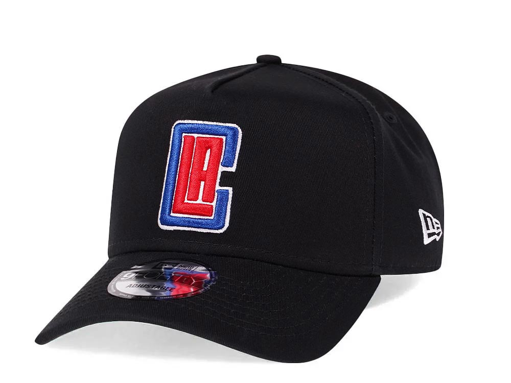 New Era Los Angeles Clippers Black 9Forty A Frame Snapback Gorra