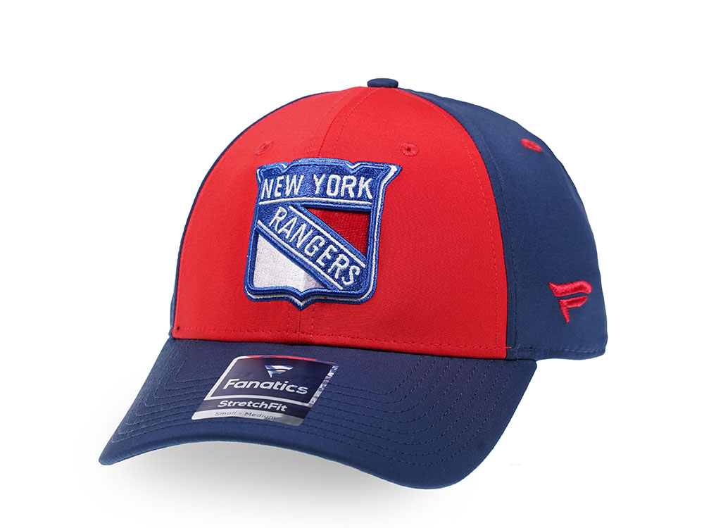 Fanatics New York Rangers Red Iconic Stretch Fit Gorra