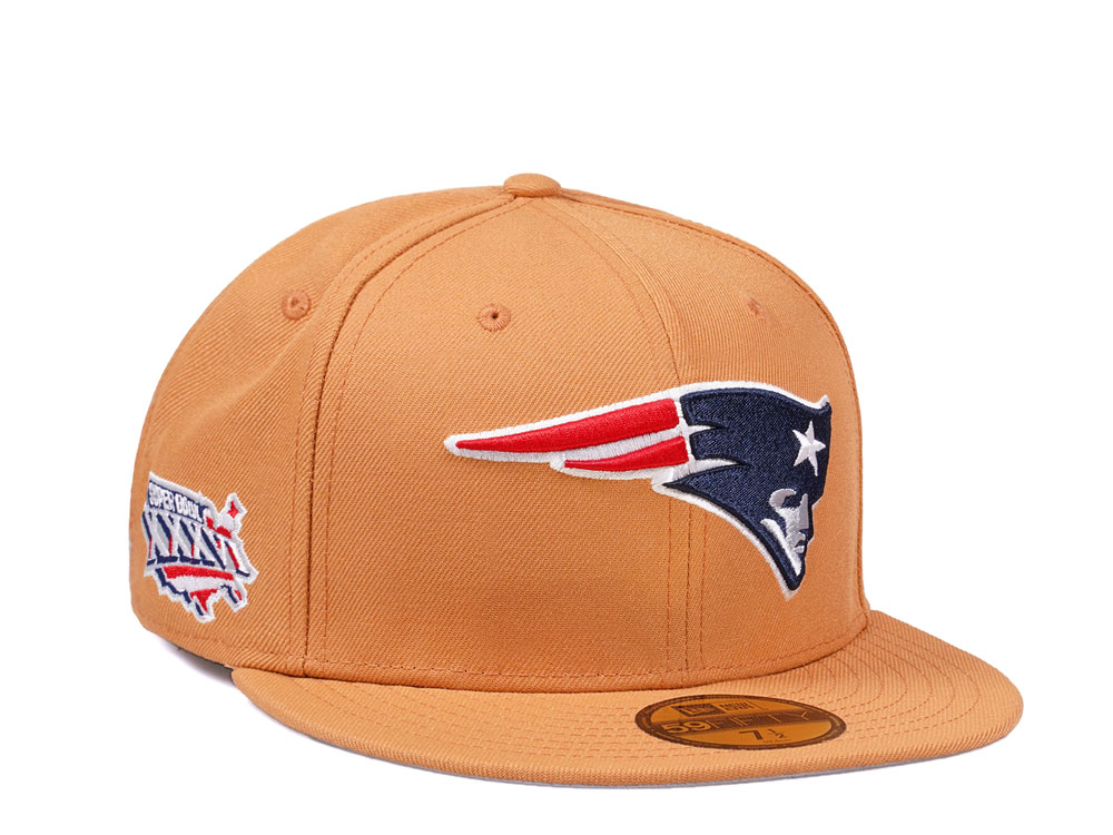 New Era New England Patriots Super Bowl XXXVI Golden Memories Collection 59Fifty Fitted Gorra