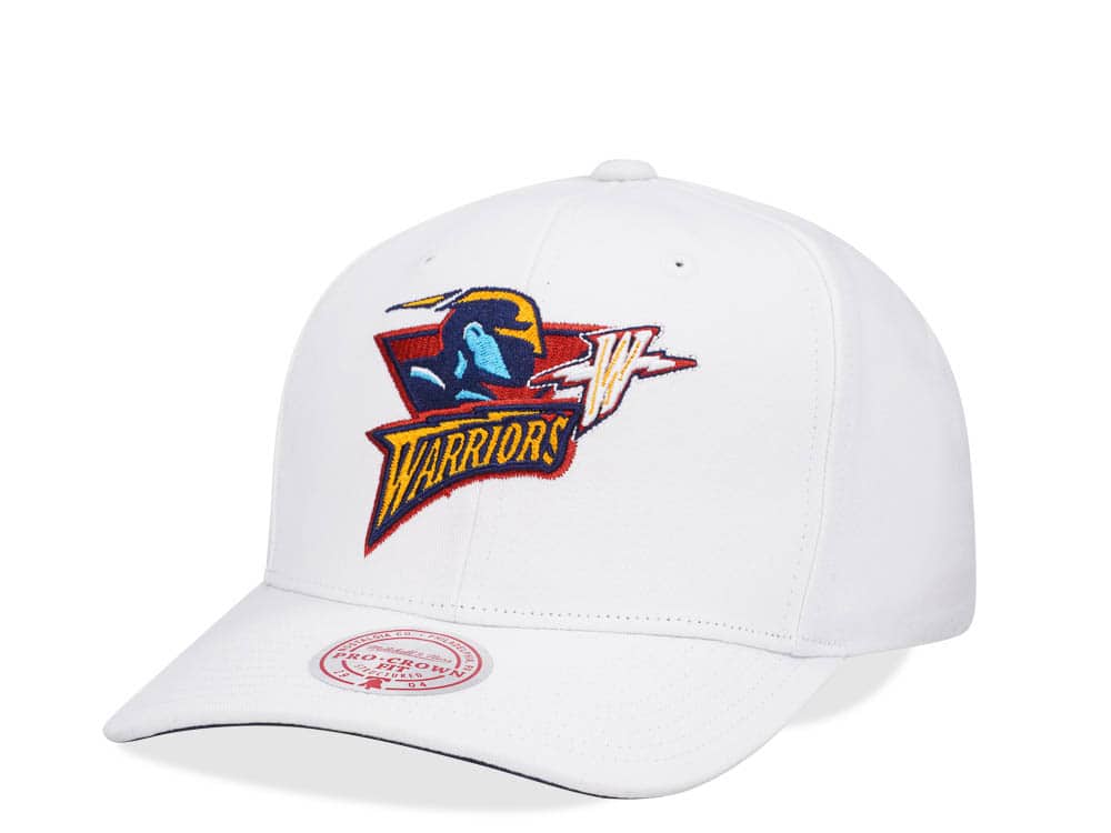 Mitchell & Ness Golden State Warriors All in Pro White Snapback Gorra