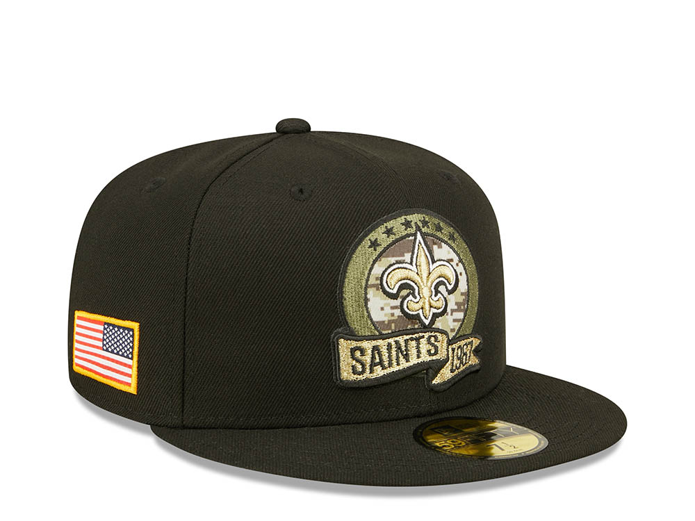 New Era New Orleans Saints Salute to Service 2022 Fitted 59Fifty Gorra