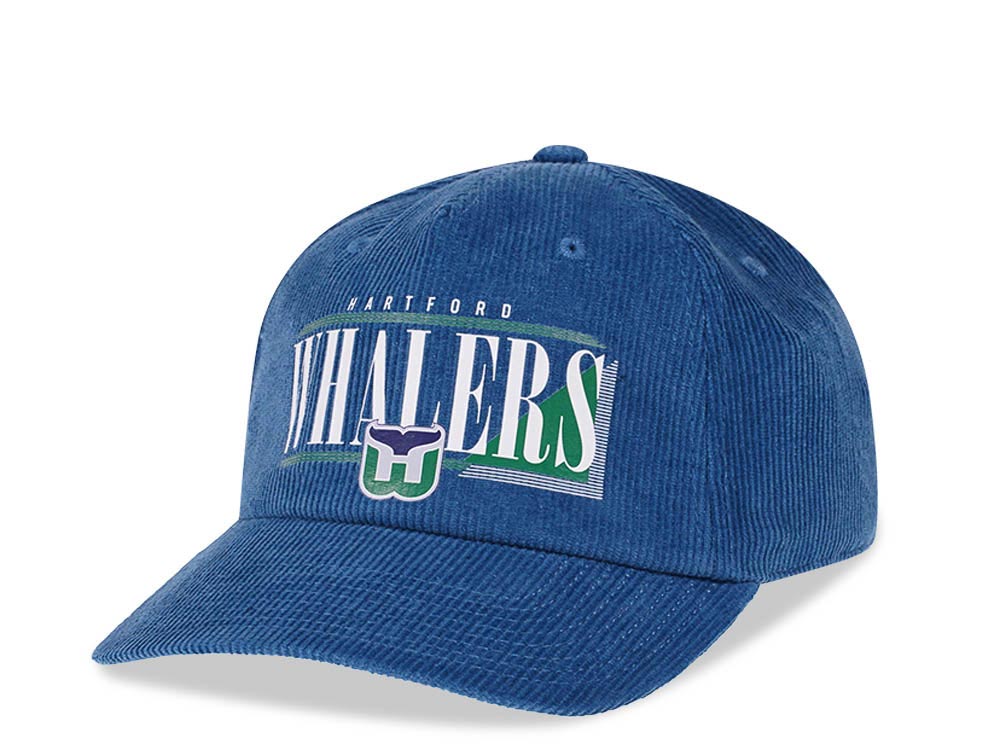 American Needle Hartford Whalers Blue Cord Snapback Cap