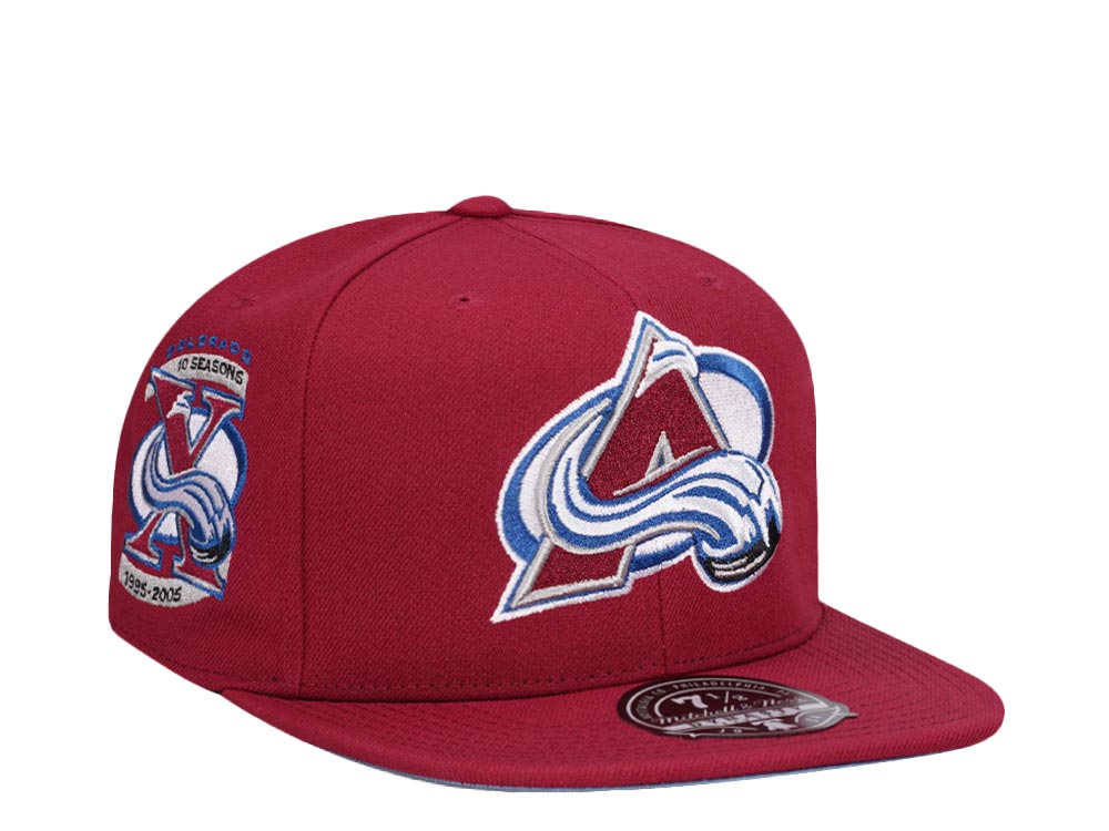 Mitchell & Ness Colorado Avalanche 10 Seasons Edition Dynasty Fitted Gorra