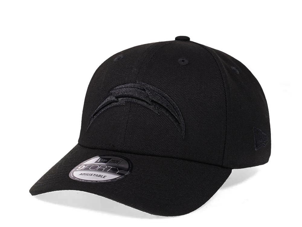 New Era Los Angeles Chargers All Black 9Forty Snapback Gorra