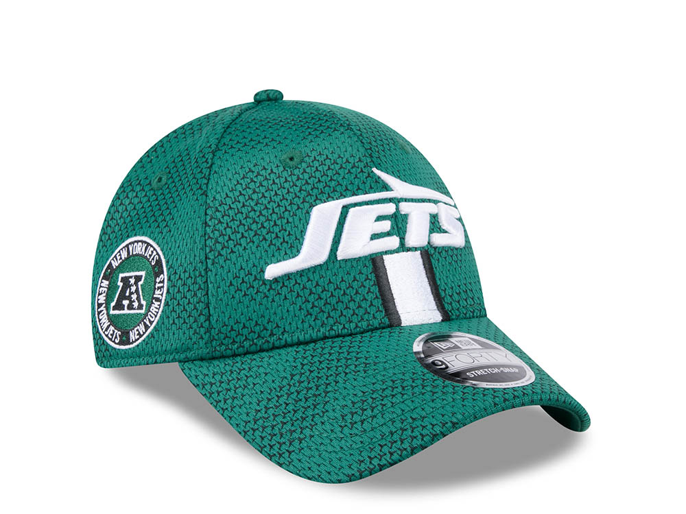 New Era New York Jets Sideline 2024 9Forty Stretch Snapback Casquette