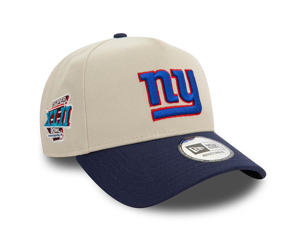 New Era New York Giants Super Bowl XLII Chrome Two Tone A Frame Snapback Gorra