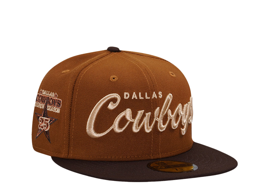 New Era Dallas Cowboys Silver Season Bourbon Two Tone Edition 59Fifty Fitted Gorra