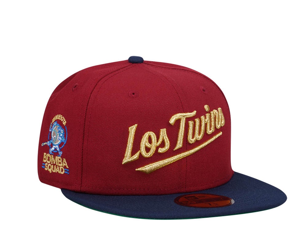 New Era Minnesota Twins Bomba Squad Golden Prime Two Tone Edition 59Fifty Fitted Gorra