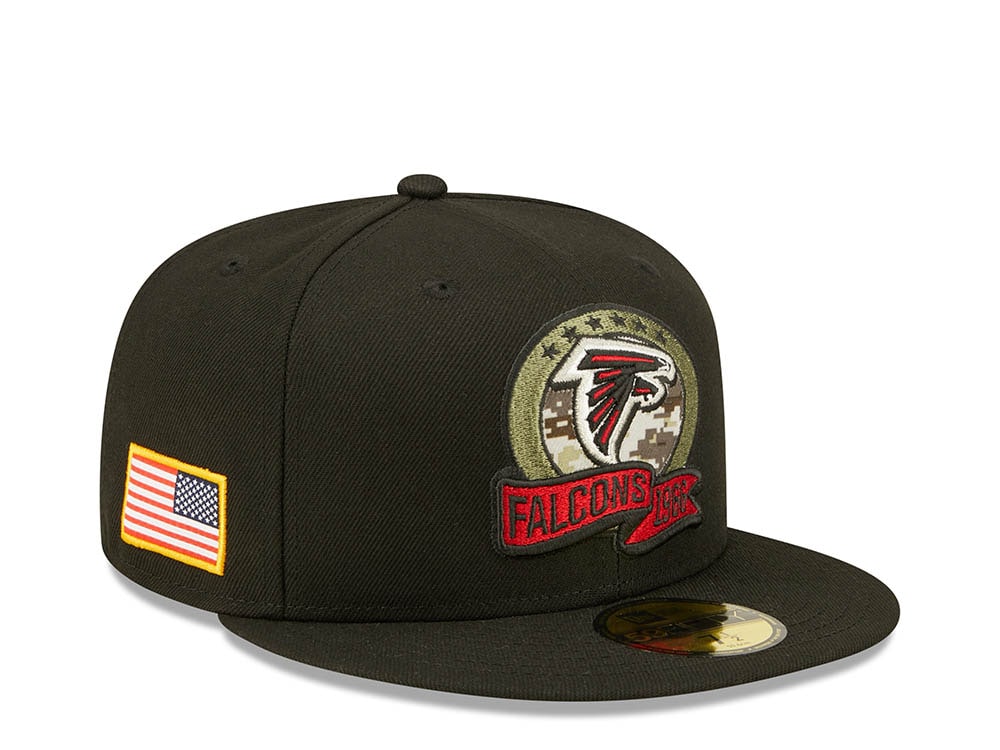 New Era Atlanta Falcons Salute to Service 2022 Fitted 59Fifty Gorra